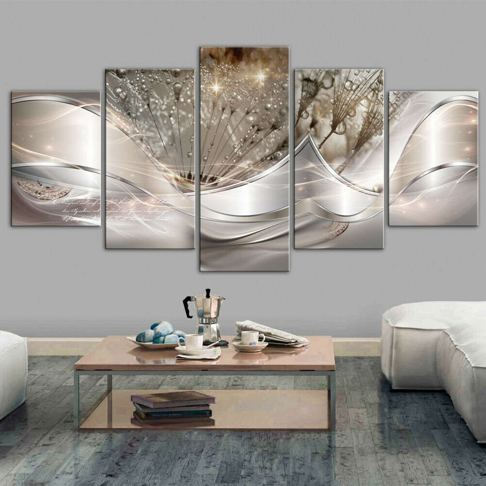 5pcs Painting Canvas Wall Art Painting Home Decor Abstract Wall Art Picture for Living Room Home no