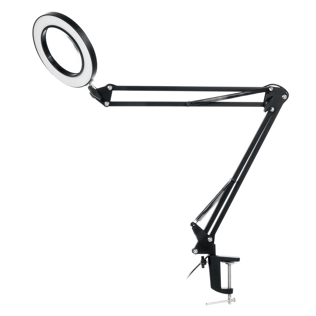 ***LOCAL STOCK*** 37+37cm Magnifying Glass Repair Lamp 3 Color LED Cold Light Beauty Tattoo Clip