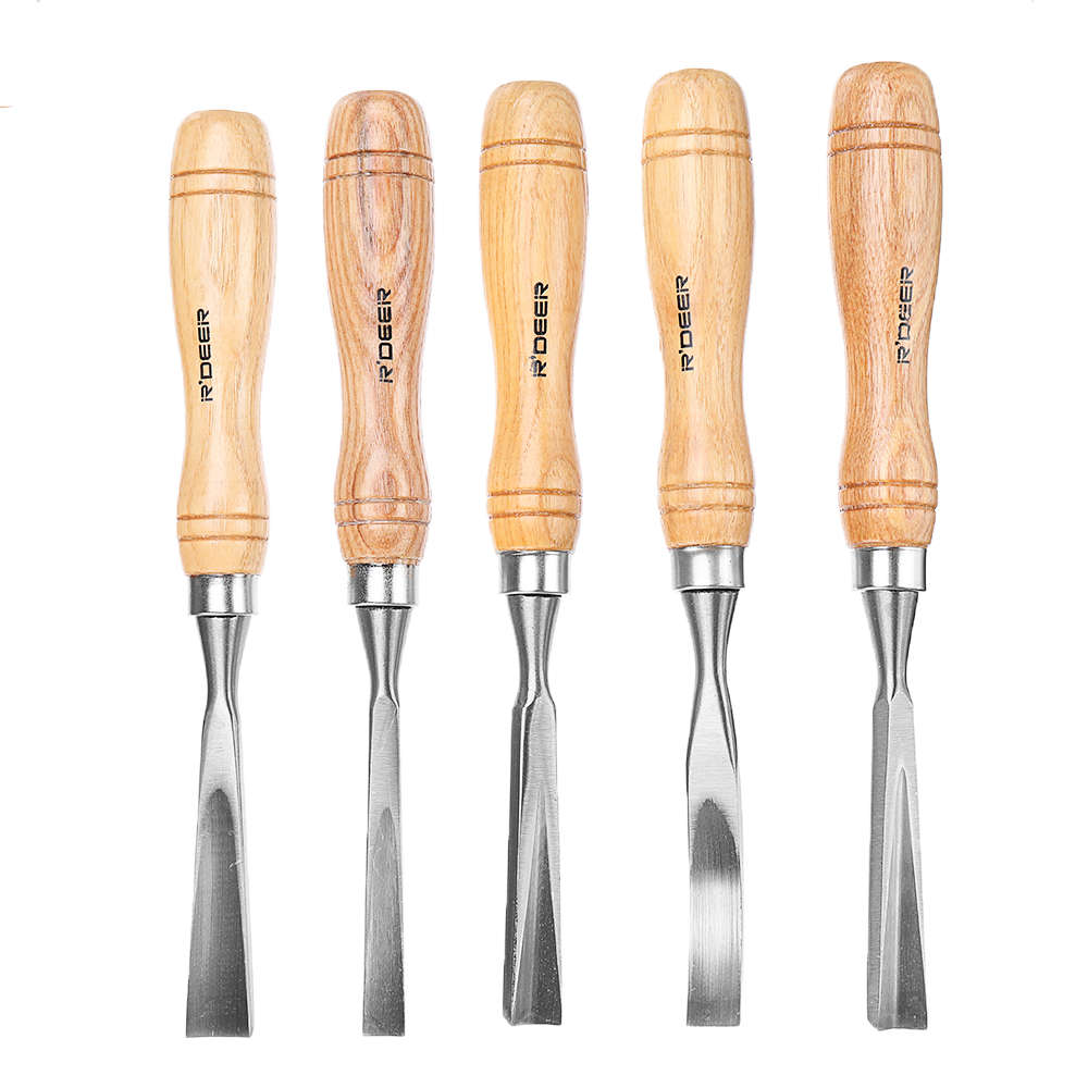 12PCS Wood Turning Carving Tool Set Chrome Vanadium Steel Wood Carving Chisels Blade Woodworking Too