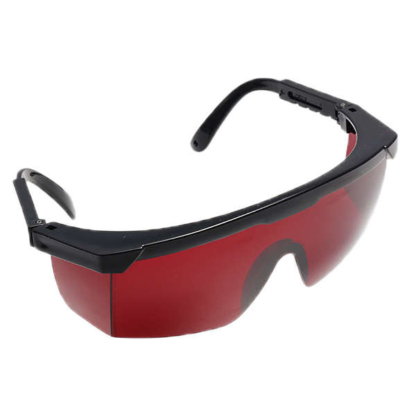 Laser Goggles Safety Glasses Protective Eyewear PC with Adjustable legs (Color Yellow)