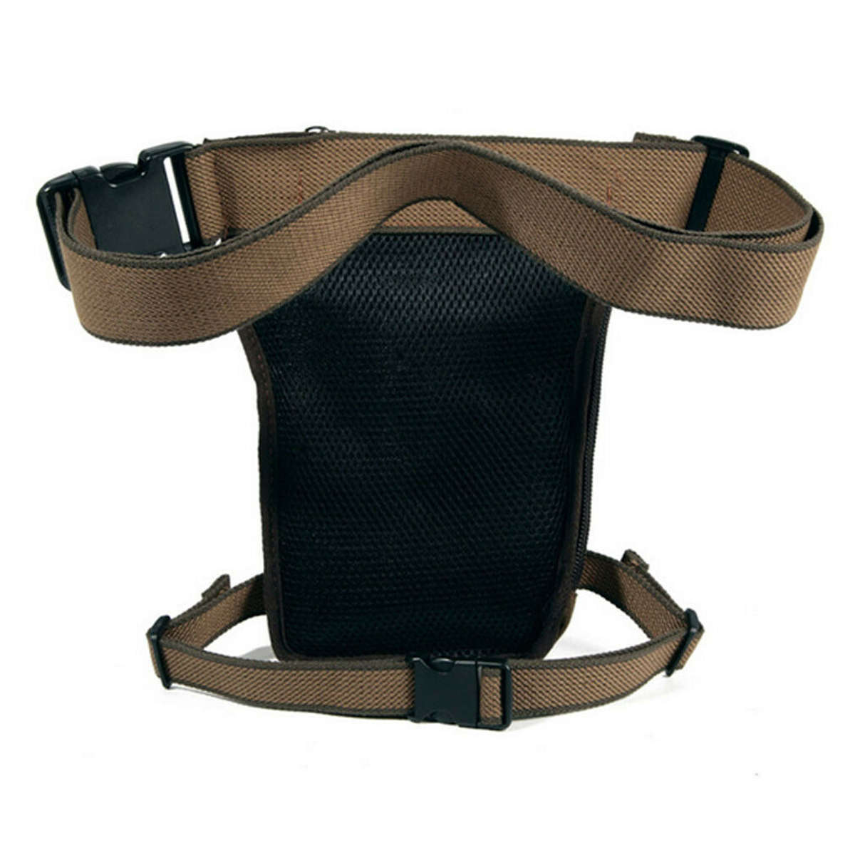Men Outdoor Tactical Belt Waist Bag Motorcycle Rider Canvas Drop Leg Pack  Pouch