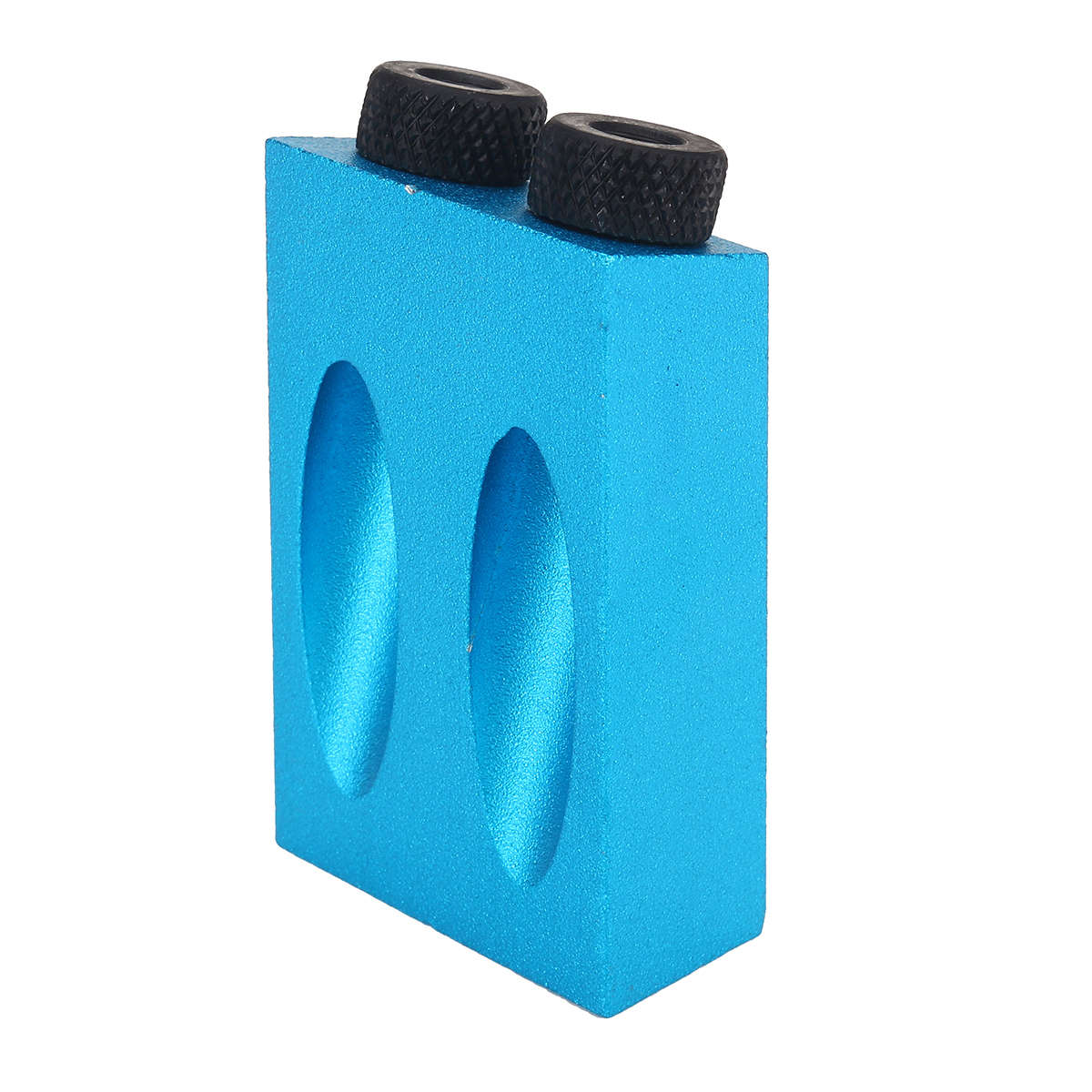 15 Degree Drilling Angle Pocket Hole Screw Jig Dowel Drill Joinery Kit Carpenters Woodw (Color Blue)