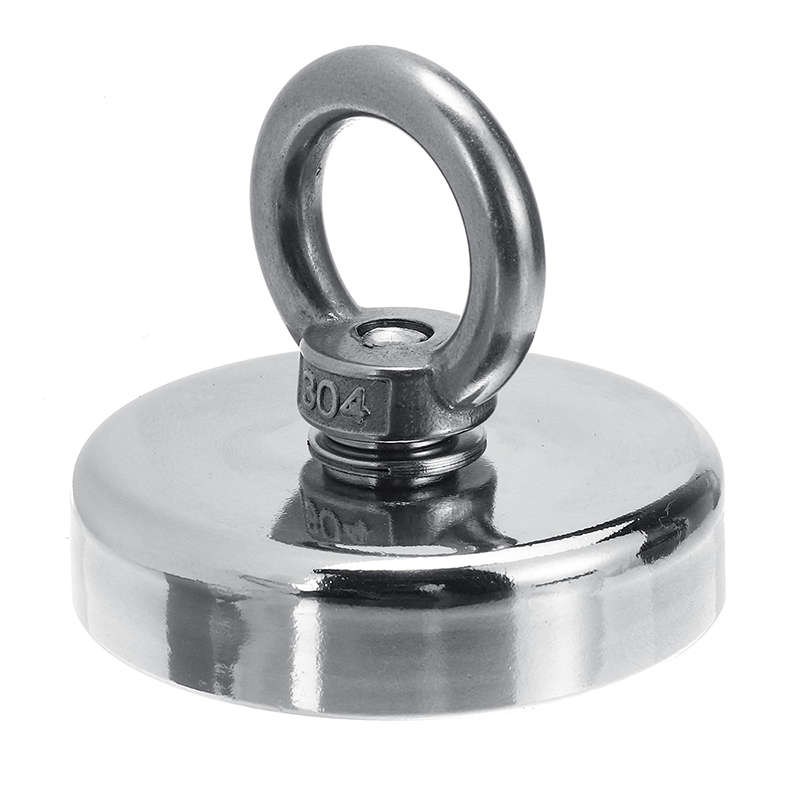 35-600KG Neodymium Fishing Salvage Recovery Magnet + 10M Rope For Detecting Metal Treasure