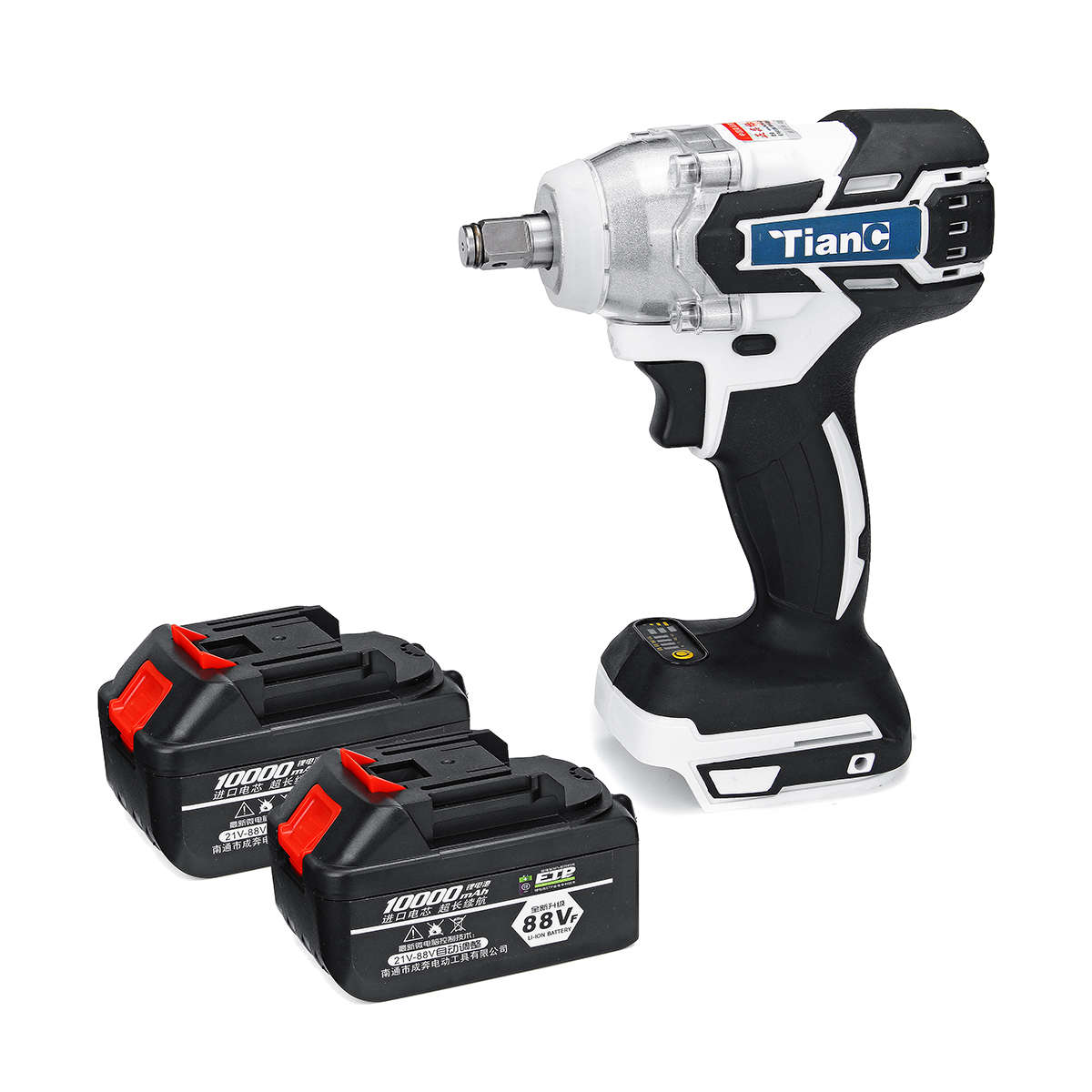 3 In 1 88V 10000mAH Power Drills Electric Screwdriver Brushless Electric Wrench 240-520NM Adjus