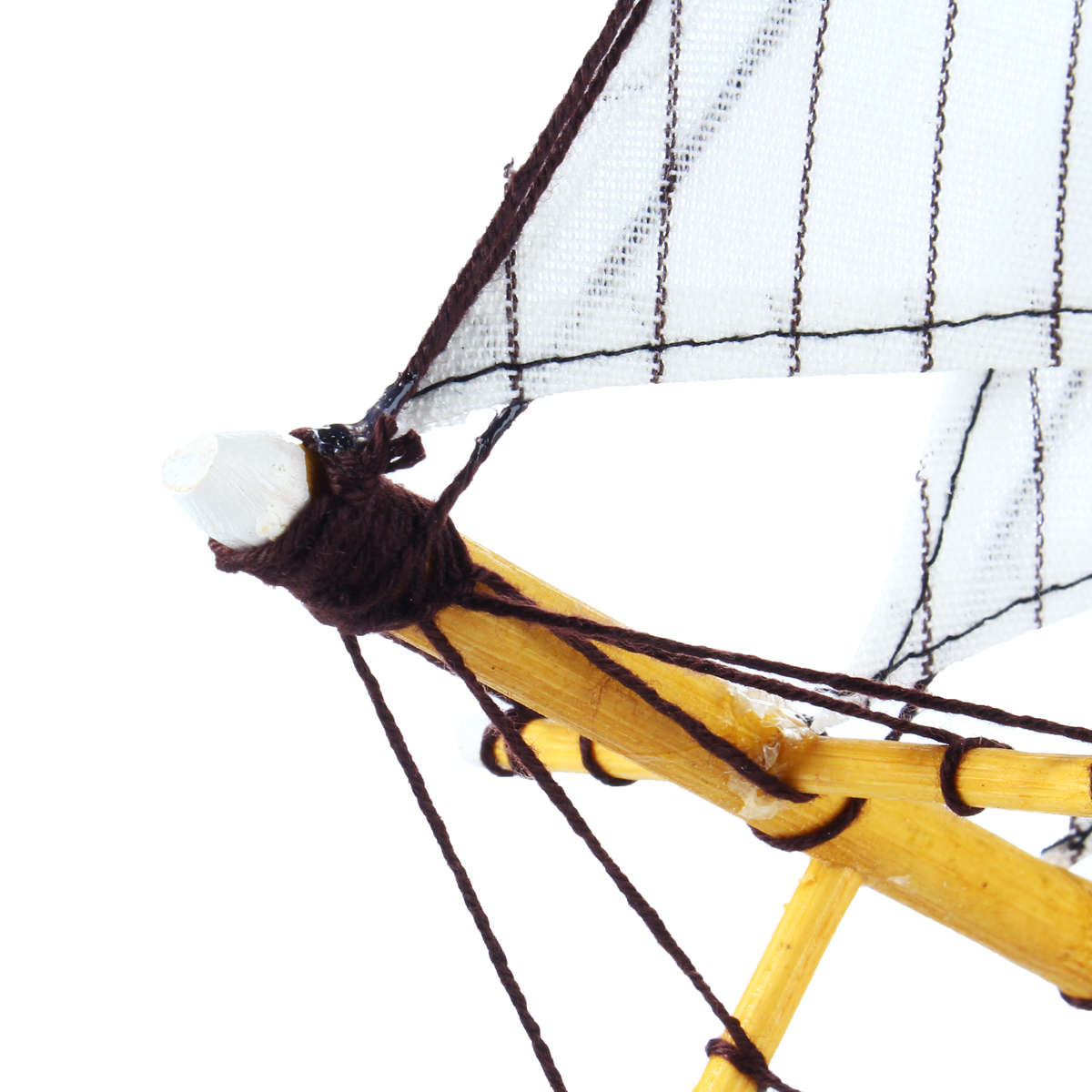 Mini Handmade Wooden Sailing Boats Model Assembly Nautical Ship Schooner