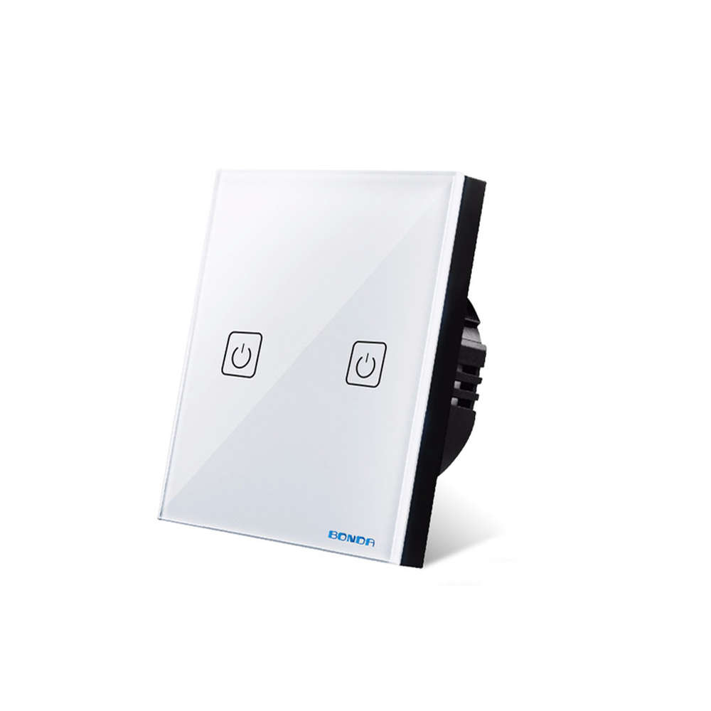 BONDA 1/2/3 Way Smart Switch Wireless Remote Control APP Controled W (Way Remote control Color Gold)