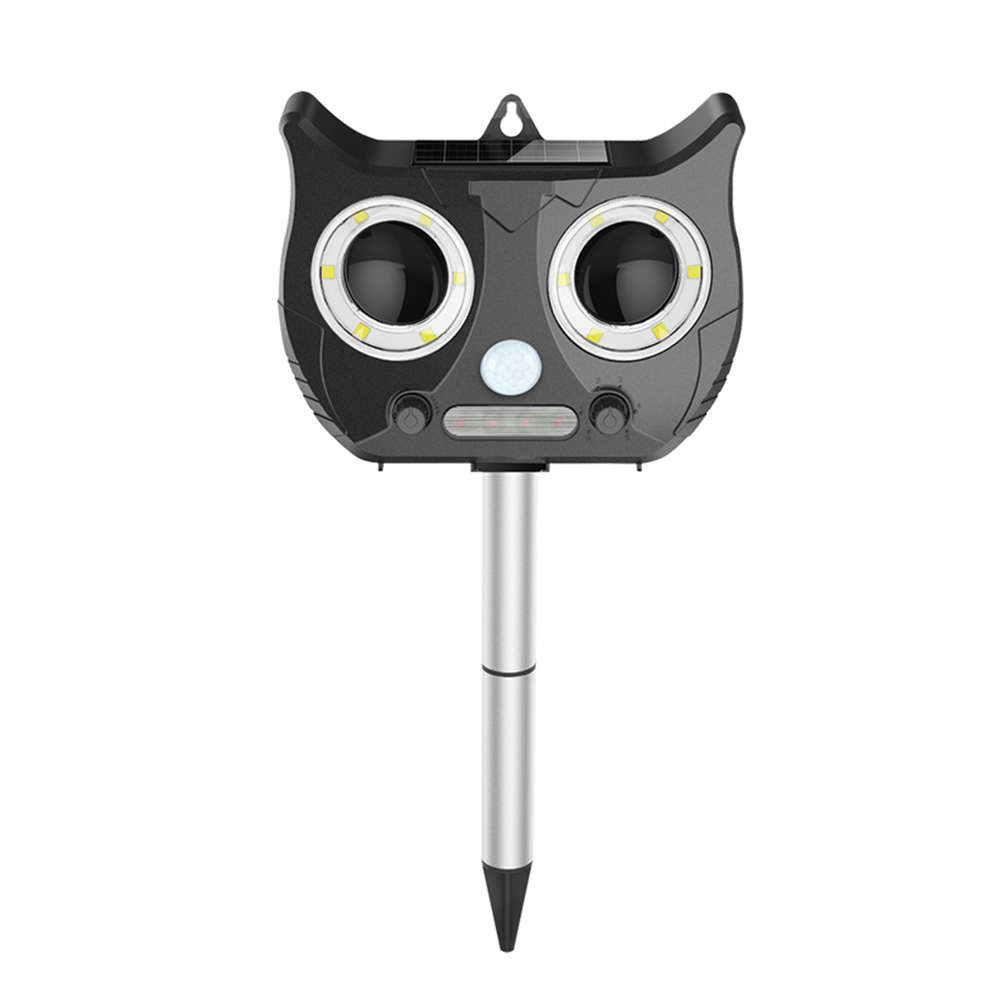 New [Basic version]Portable Solar Battery Powered Ultrasonic Outdoor Pest And Animal Repeller