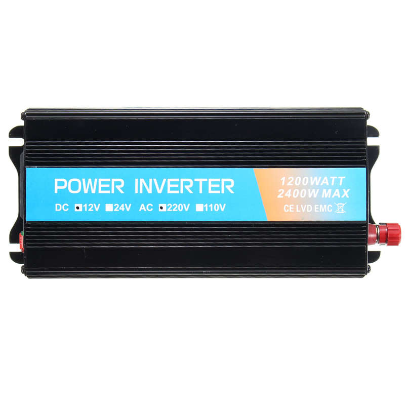 2400W Peak DC 12V to AC 220V Solar Power Inverter USB Modified Sine Wave Converter
