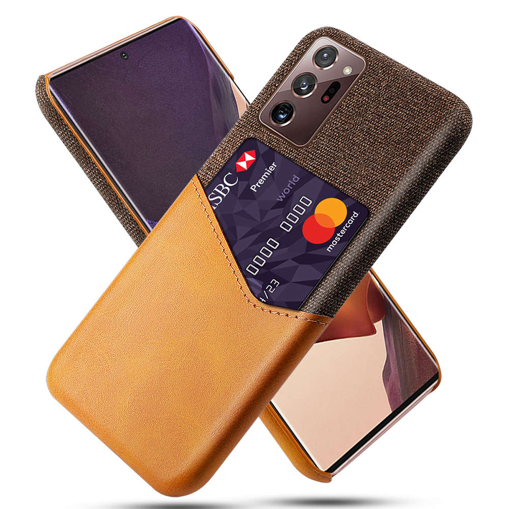 Bakeey for Samsung Galaxy Note 20 Ultra / Galaxy Note20 Ultra 5G Case Luxury PU Leather + Cloth with