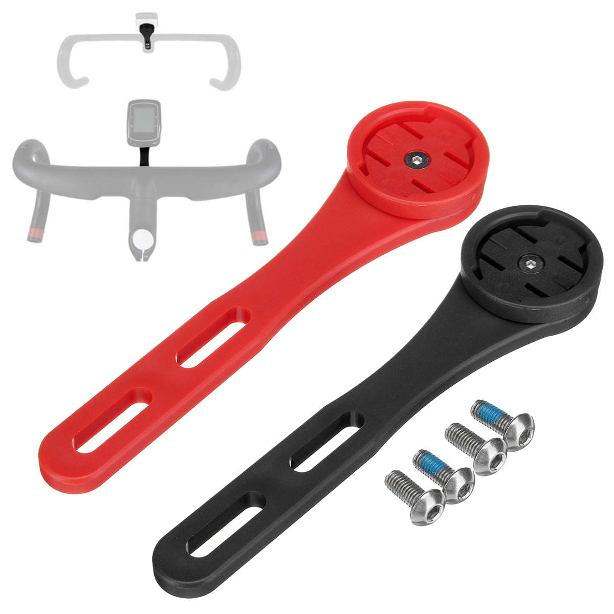 BIKIGHT Integrated Handlebar Bicycle Computer Mount For Garmin GPS Cycling Bike CNC Alloy Screws