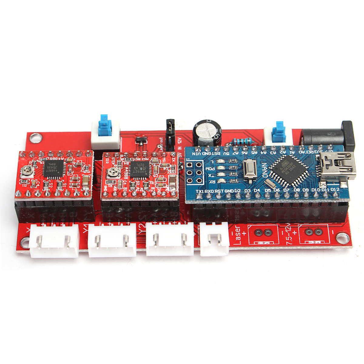 32cm*23 cm DIY 500mW Laser Engraving Machine Laser Engraver Printer Carving Desktop CNC Kit