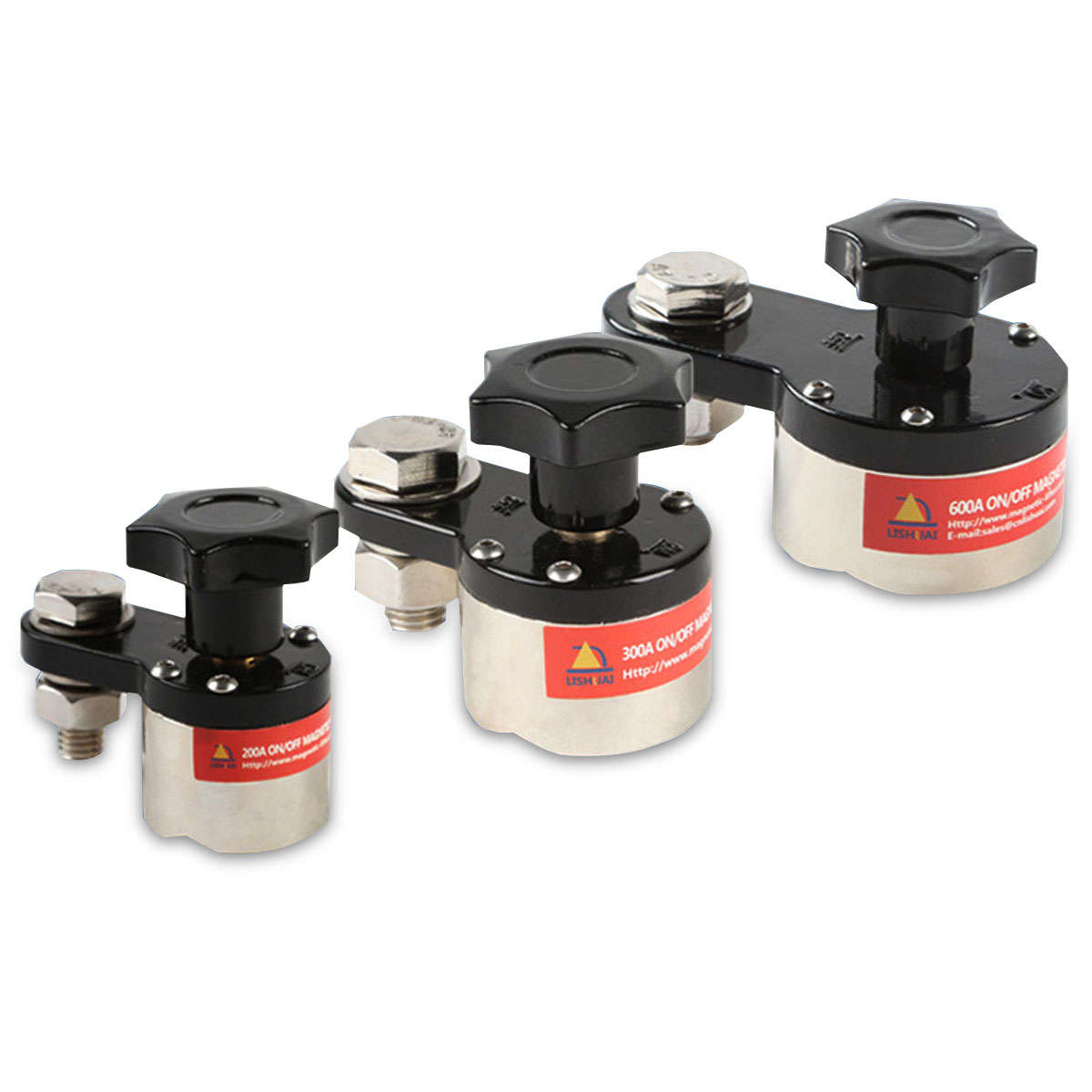 On/Off Magnetic Welding Ground Clamp Switchable Magnet Welding Holder Welding Tool 20 (Current 200A)