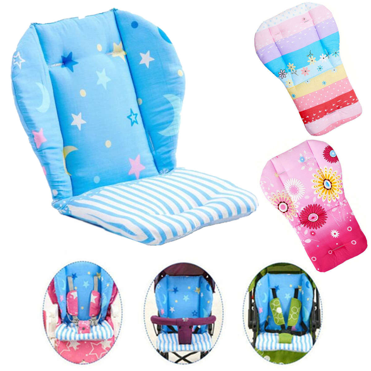 Baby High Chair Cushion Cover Kids Children Booster Mats Pads Feeding Ch