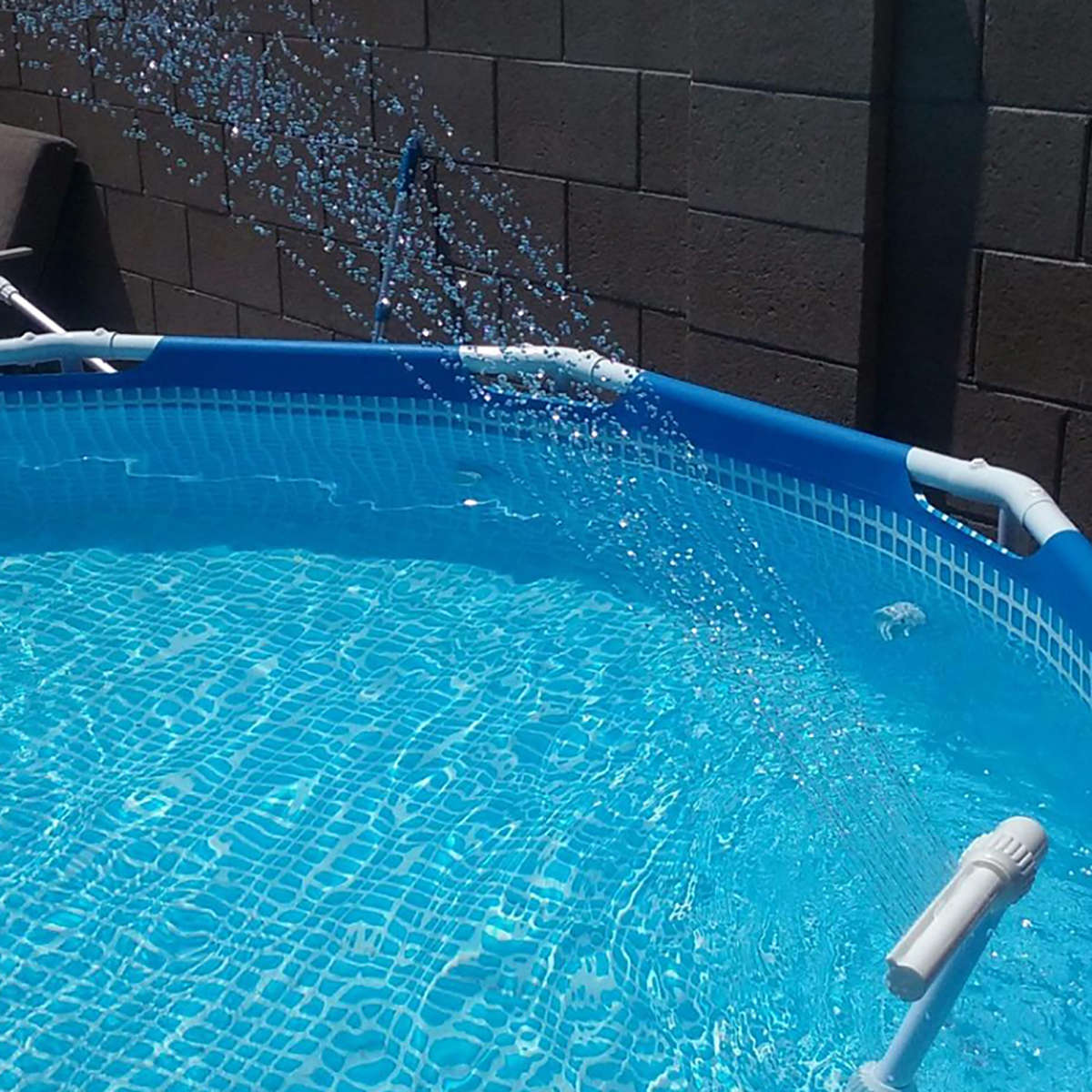 Adjustable Water Fountain Swimming Pool Birdbath Waterfall Pump Garden Pools Pond Outdoor Home Decor