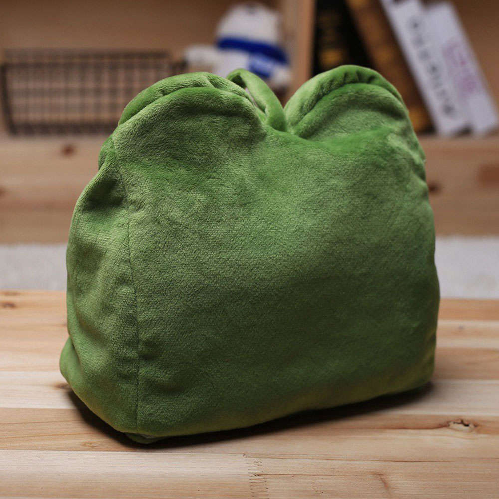 New Creative Sad Frog Cloth Toy Soft Frog Tissue Box Funny Paper Holder Plush Toys Tissue Box