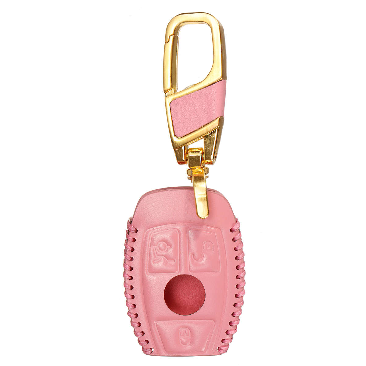 Remote Key Protector Cover w/Keychain For Benz W203 W210 W211 W124 W202 3 Button