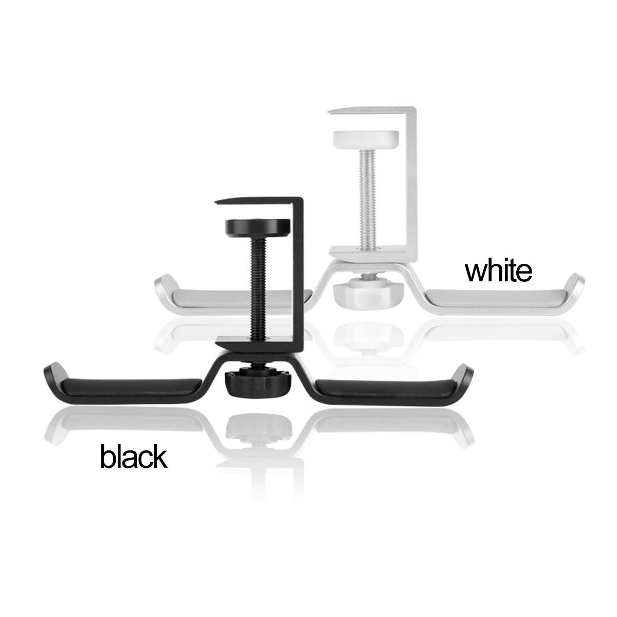 Universal Metal Dual Headphone Holder Head-mounted Earphone Bracket Hook