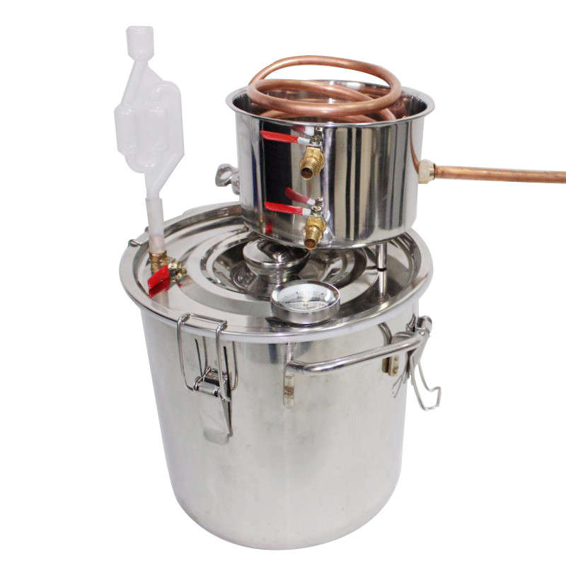35L Alcohol Ethanol Distiller Home Brew Still Wines Making Pure Water Boi (Material Stainless Steel)