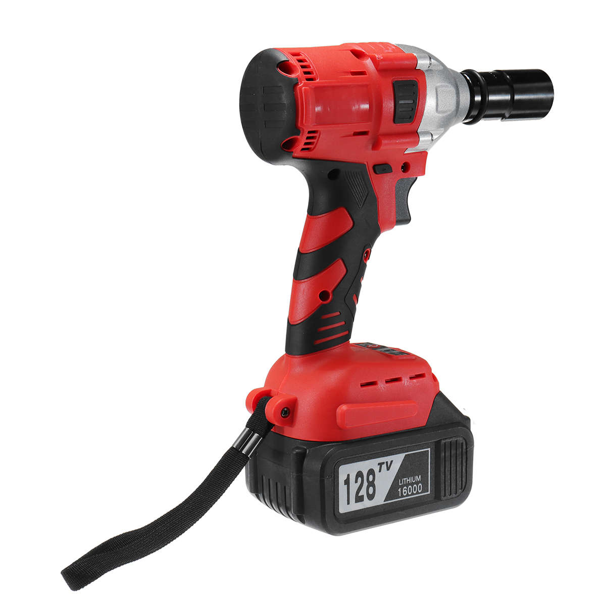 New 320N/M Brushless Electric Impact Wrench Socket Wrench with Lithium Battery & Charger