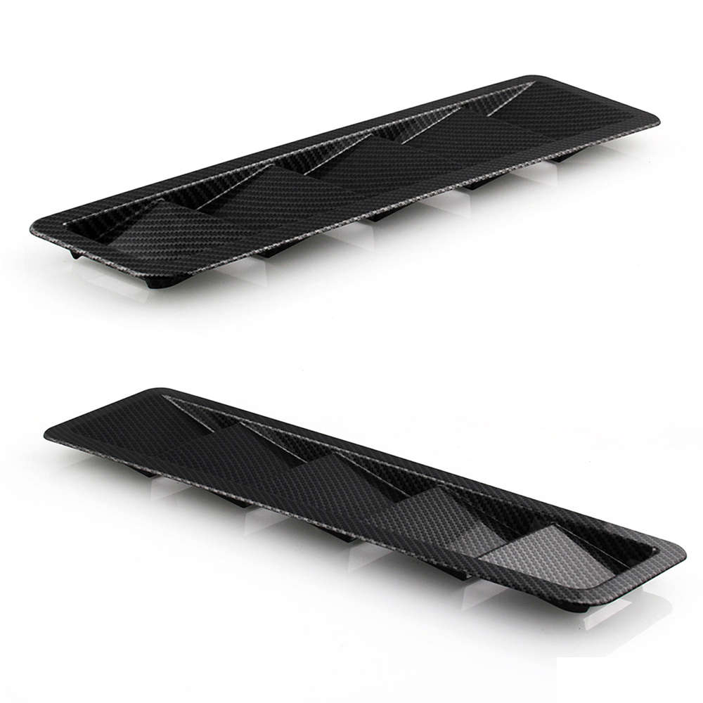 2Pcs ABS Car Side Vent Air Flow Fender Cover Trim Intake