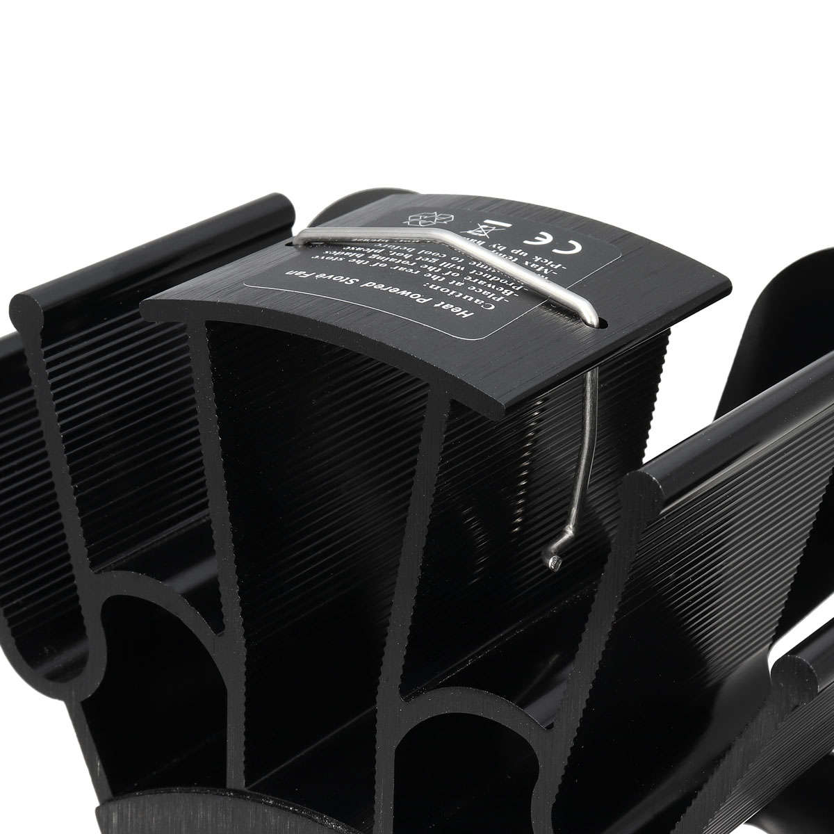 New 5 Blade Heat Self-Powered Stove Fan Wood Log Quiet Burner Fireplace Ecofan