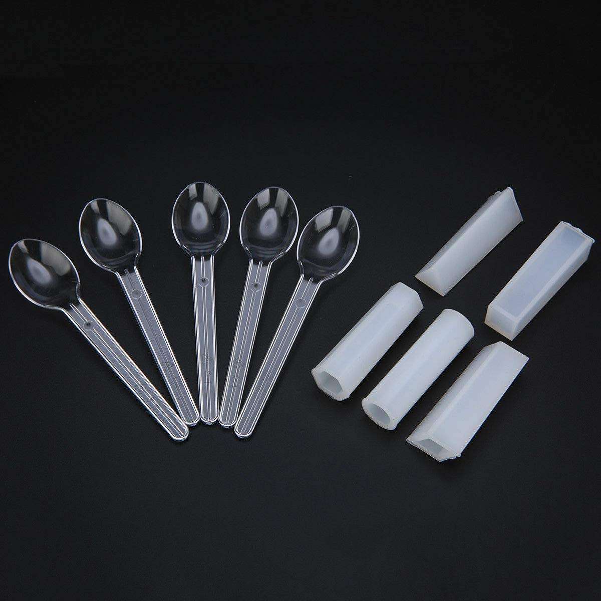 77Pcs/Set Crystal Epoxy Resin Silicone Pendant Casting Mould Kit Transparent Jewelry Making Mold Spo