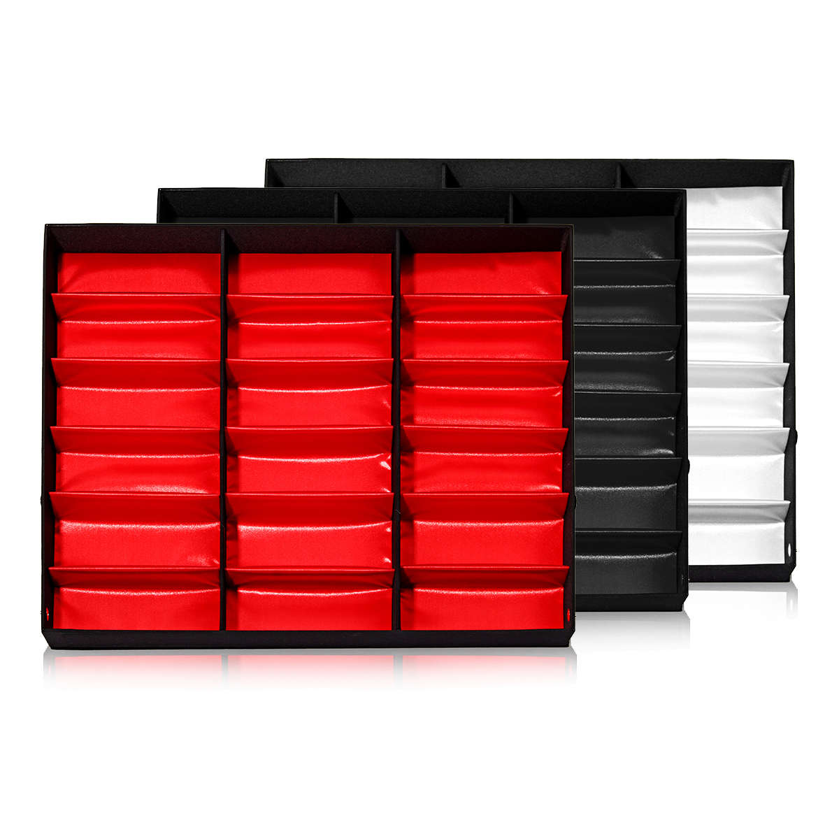 18 Grids Eyeglass Sunglasses Glasses Storage Display Box Grid Stand Case Box