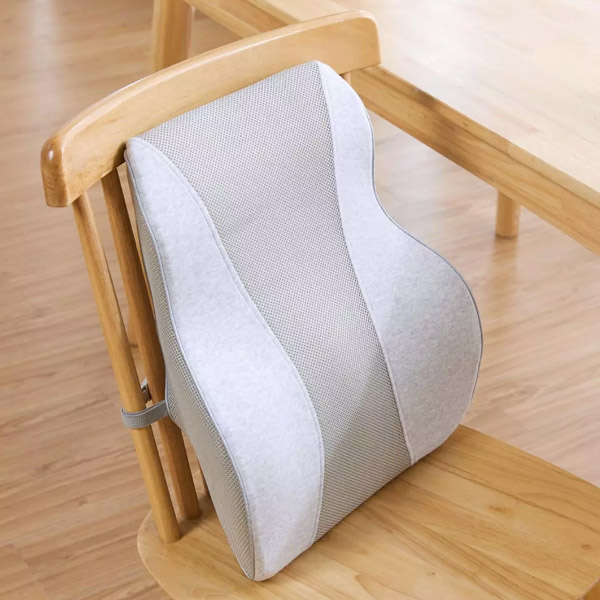 8H Memory Foam Lumbar Cushion Car Office Travel Lumbar Support Waist Cushion Pillows