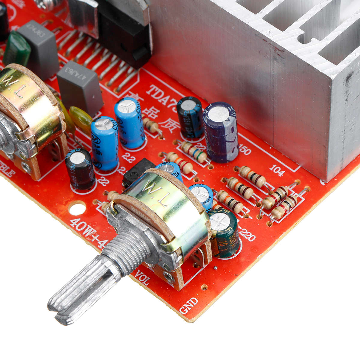 TDA7377 DC12V 40W + 40W Car DIY Stereo Dual Channel Amplifier Board