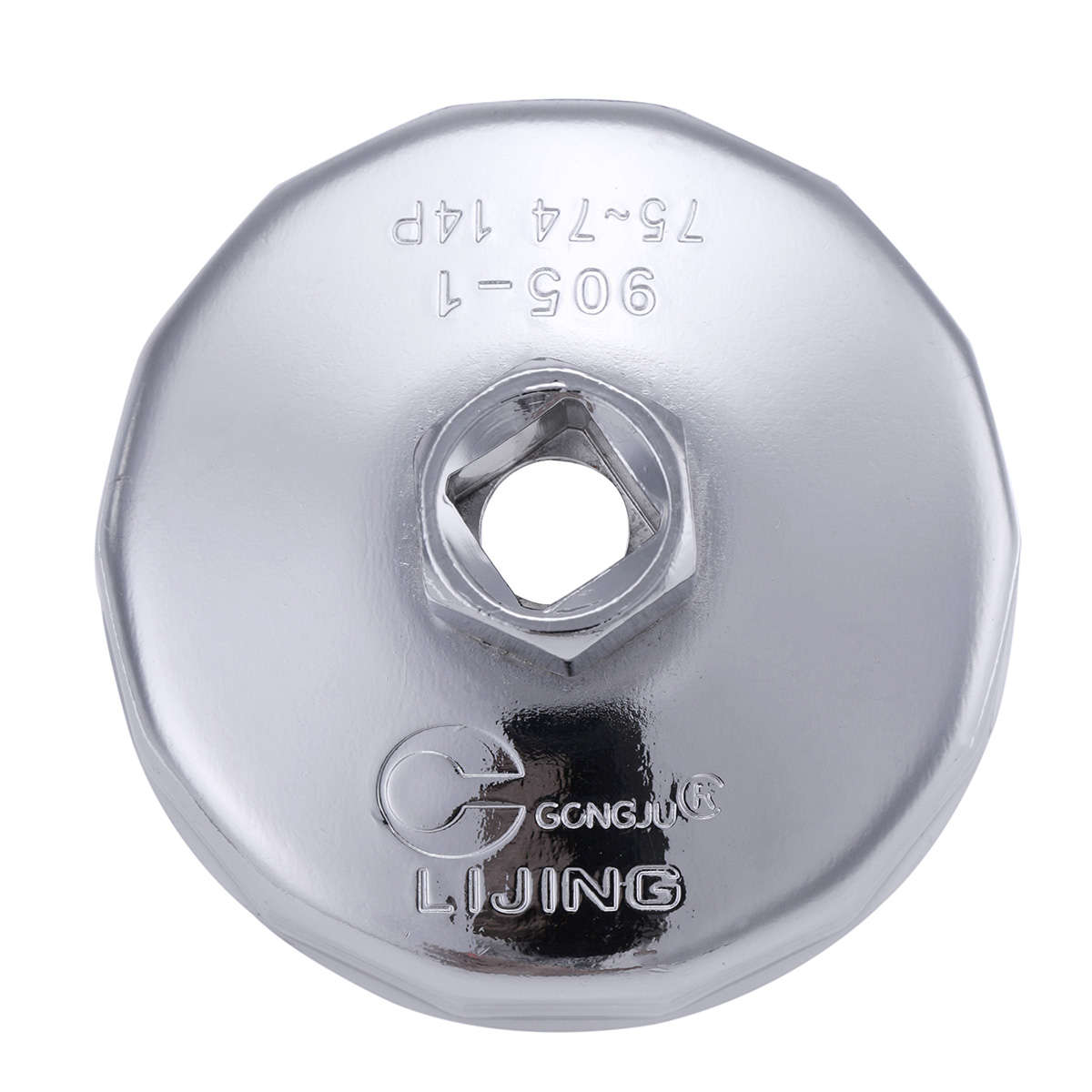 74Mm 14 Flutes Oil Filter Socket Wrench Cup Cap Removal Tool For Audi Toyota Vw