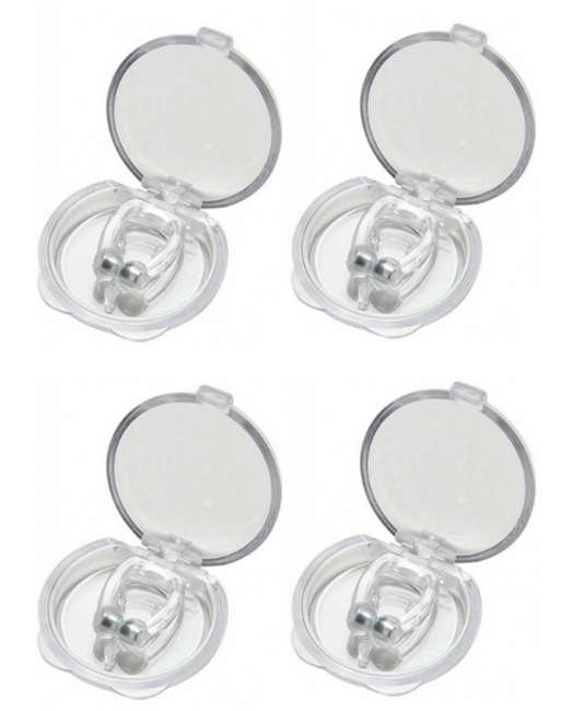 OUTERDO Snoring Solution, Anti Snore Device, Silicone Magnetic Snore Nose Stopper Nose Clip Professi