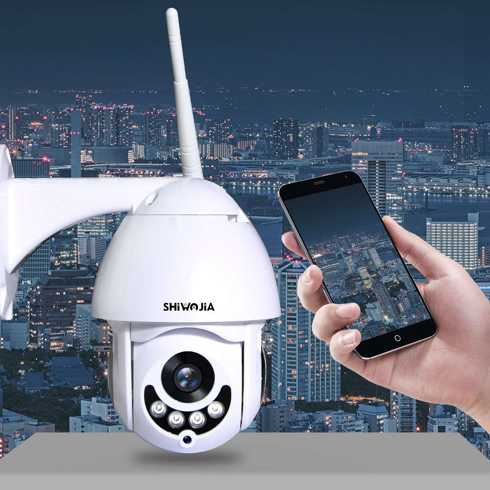 Bakeey Wireless Wifi 1080P HD Night Vision Outdoor Smart PTZ Waterproof Surveillance IP Camera For S