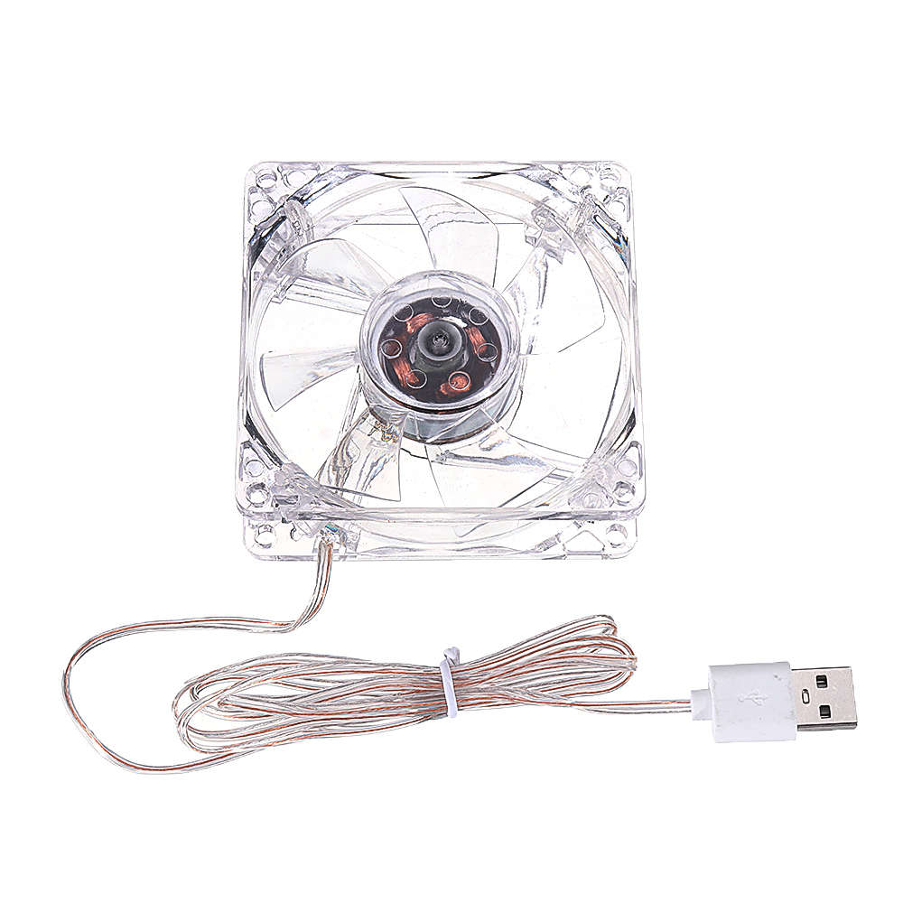 DC 5V Mini Mute USB Cooling Fan for Fish Tank Cooling Router Set-top Box Cooling Fan 8cm