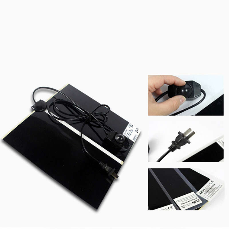 Reptile Pet Heating Pad Film With Temperature Control Switch Waterproof Anti-electric Sh (Power 20W)