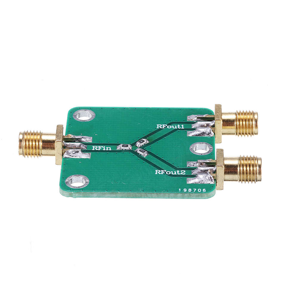RF Power Splitter RF Microwave Resistance Power Divider Splitter 1 to 2 Combiner SMA DC-5GHz Radio F