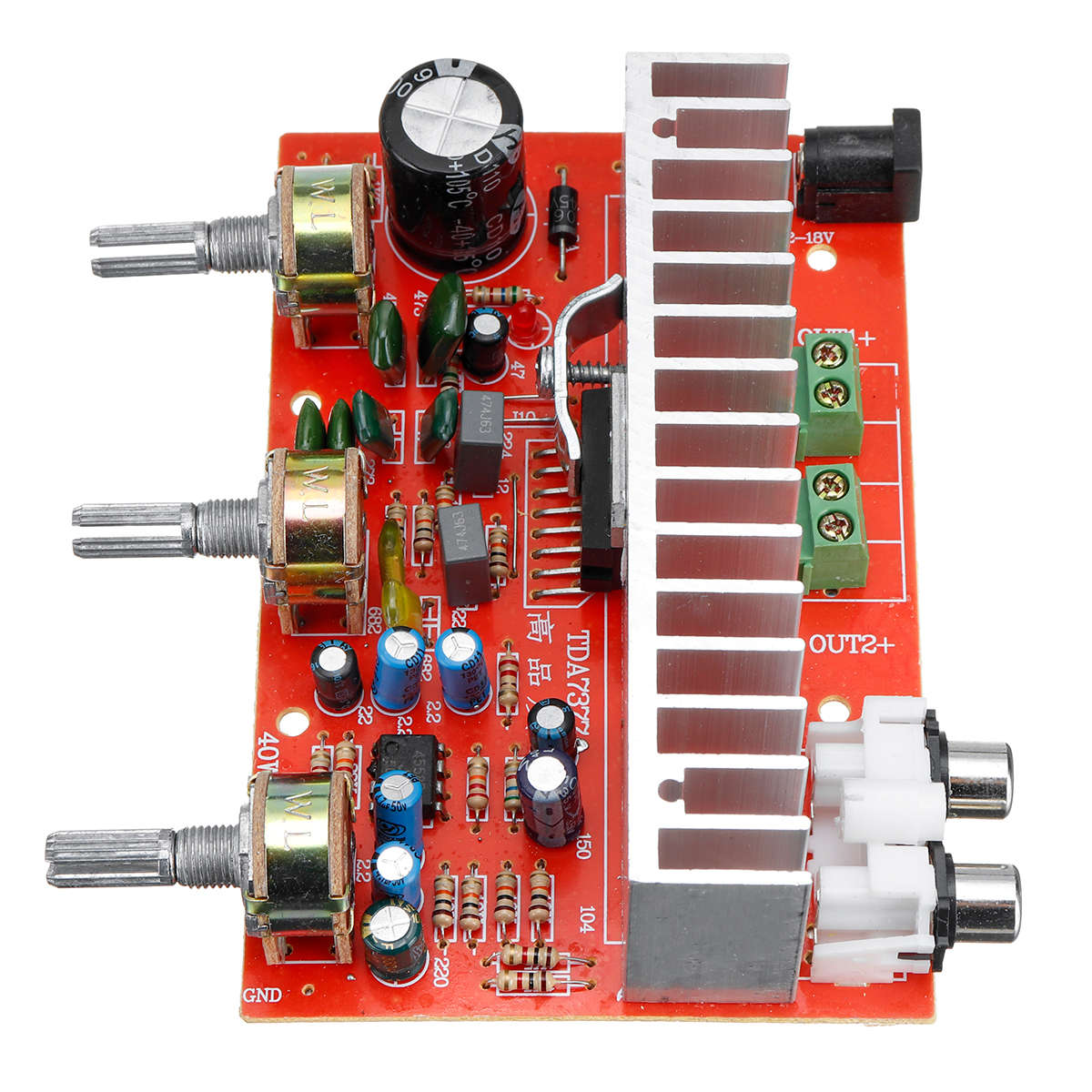 TDA7377 DC12V 40W + 40W Car DIY Stereo Dual Channel Amplifier Board