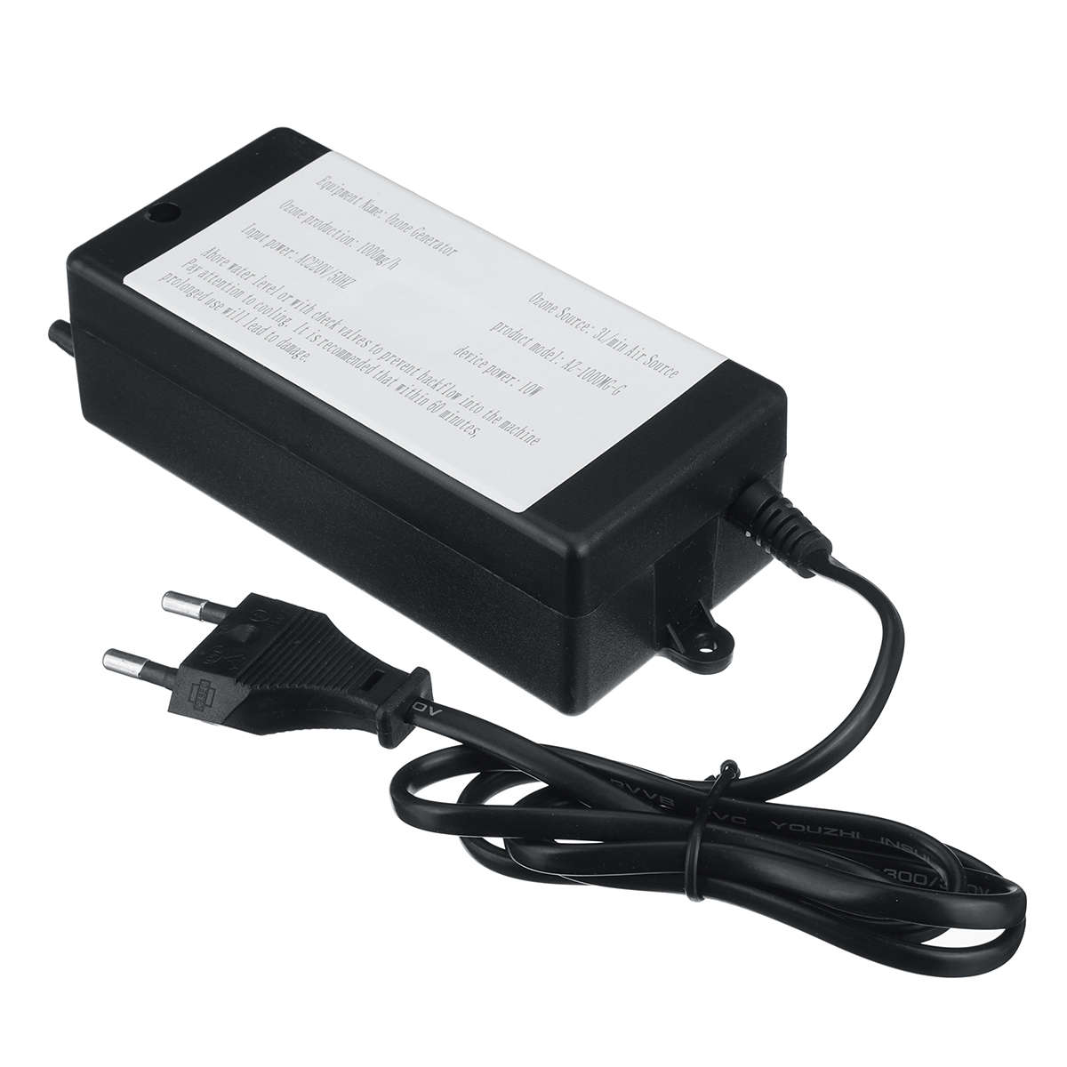 Ozone Generator 1000mg Ozonizer Water Air Sterilizer Purifier Cleaner Disinfector (Type B)