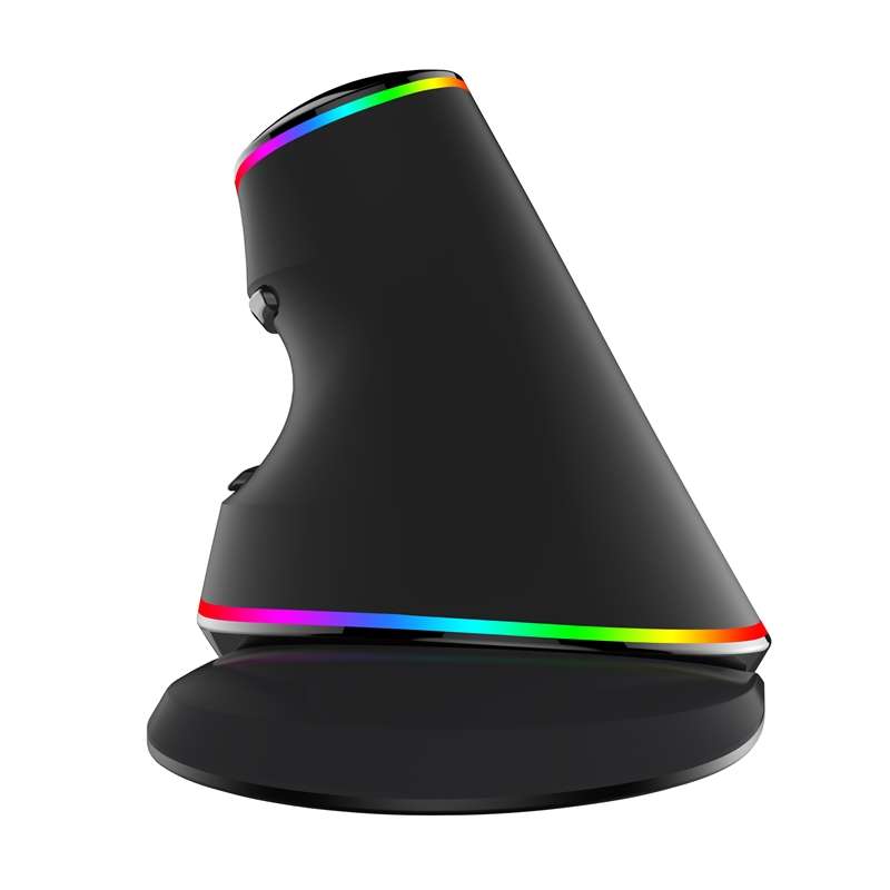 Delux M618 PLUS Wired Vertical RGB Gaming Mouse 6 Buttons