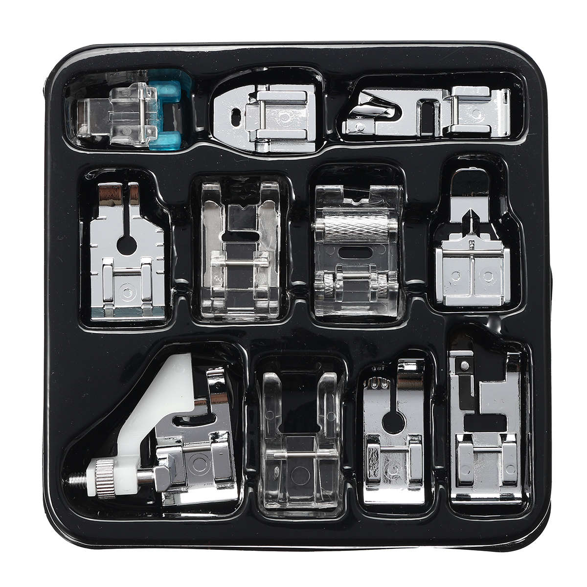 11 Pcs Domestic Sewing Machine Presser Foot Feet Set Crafts Accessories Part Kit Tools