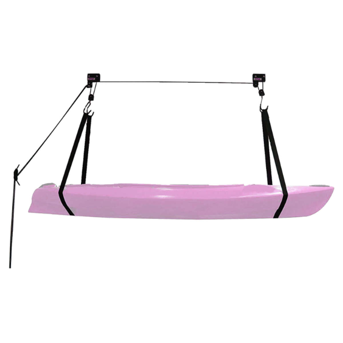 120cm Canoe Kayak Hoist Lift Pulley System Belts Storage Garage Ceiling Rack Rope Accessory