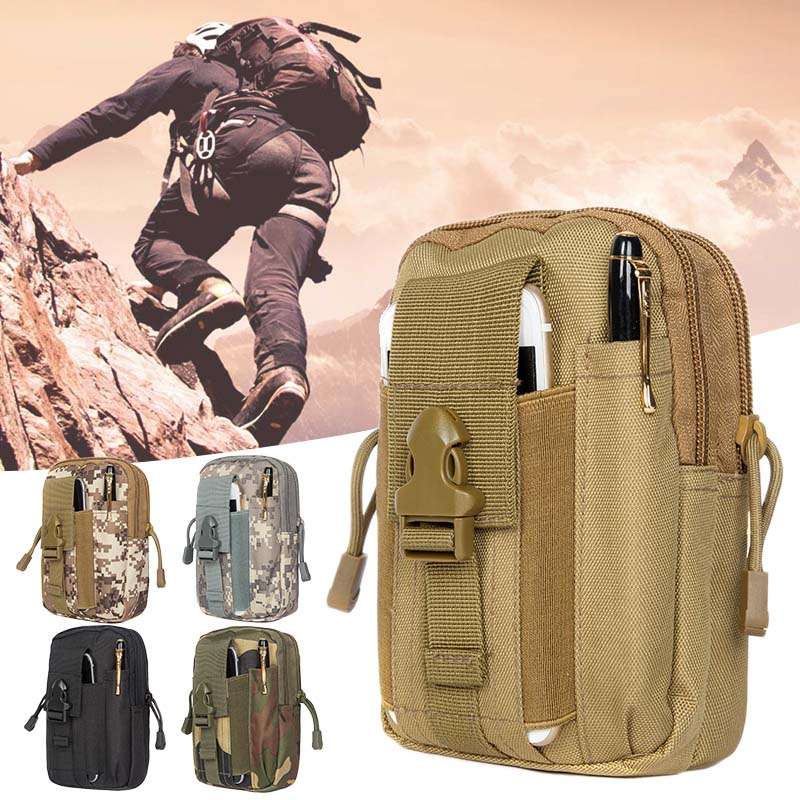 Outdoor Multi-Functional Tactical Waist Pack Bag Oxford Cloth Waterproof