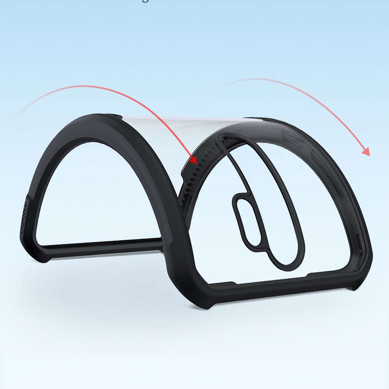 For Xiaomi Redmi Note 8 Pro Case Bakeey Armor Bumper Edge Transparent Soft TPU Protect (Color Black)