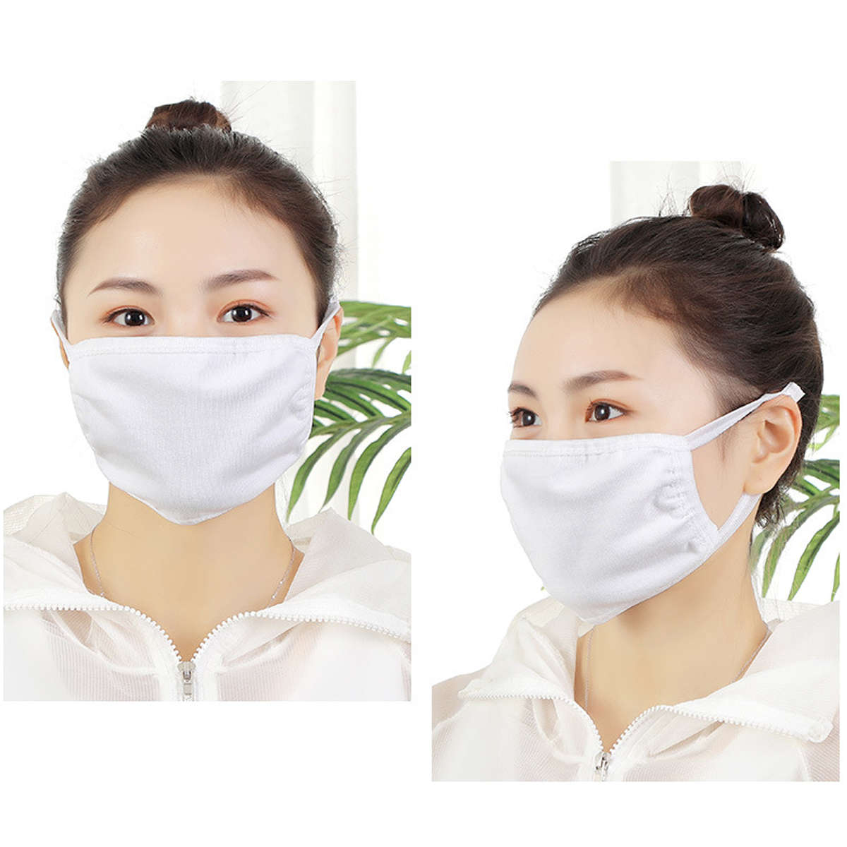 2Pcs Washble Cotton Mask Anti-Dust Mask Health Cotton Mouth Face