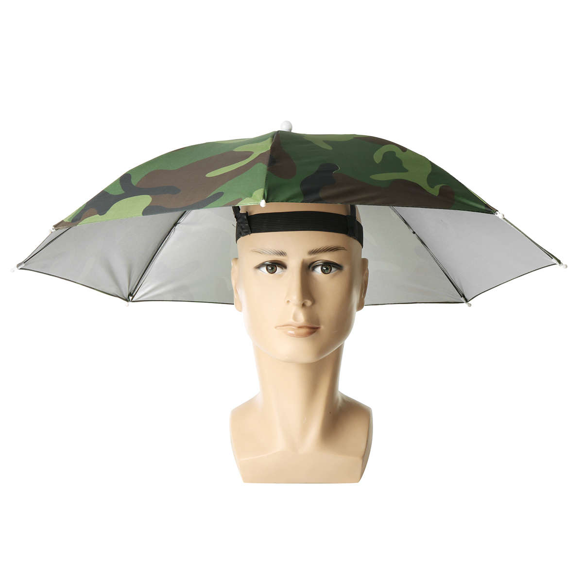 Foldable Umbrella Hat Outdoor Camping Hunting Fishing Sunshade Cap