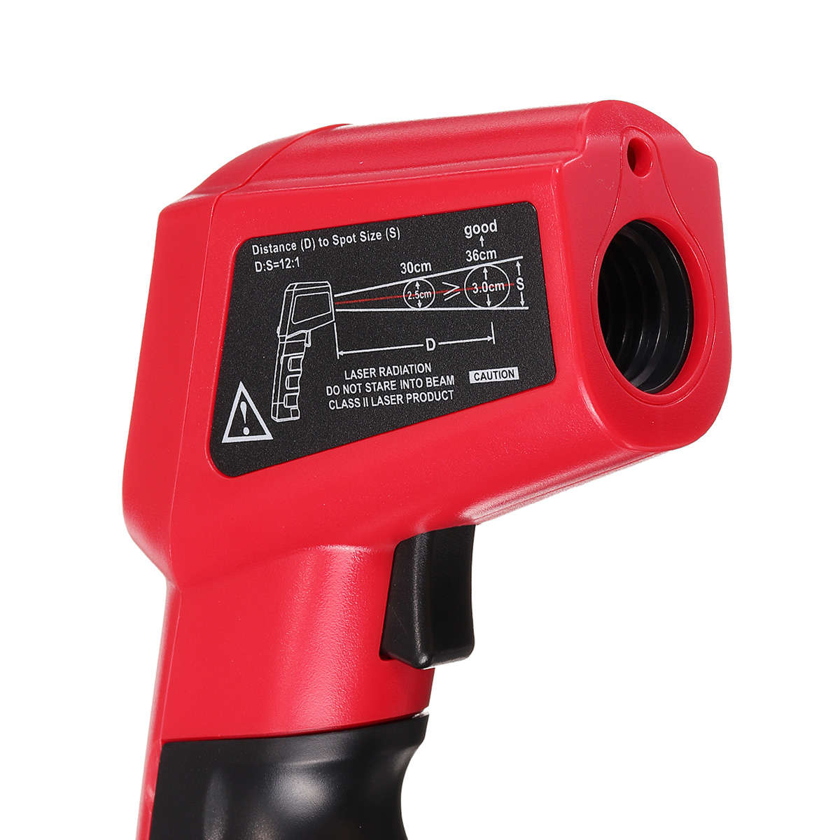 Non Contact -50~380/550 Laser LCD Display Digital Temperature Thermometer (Type A)