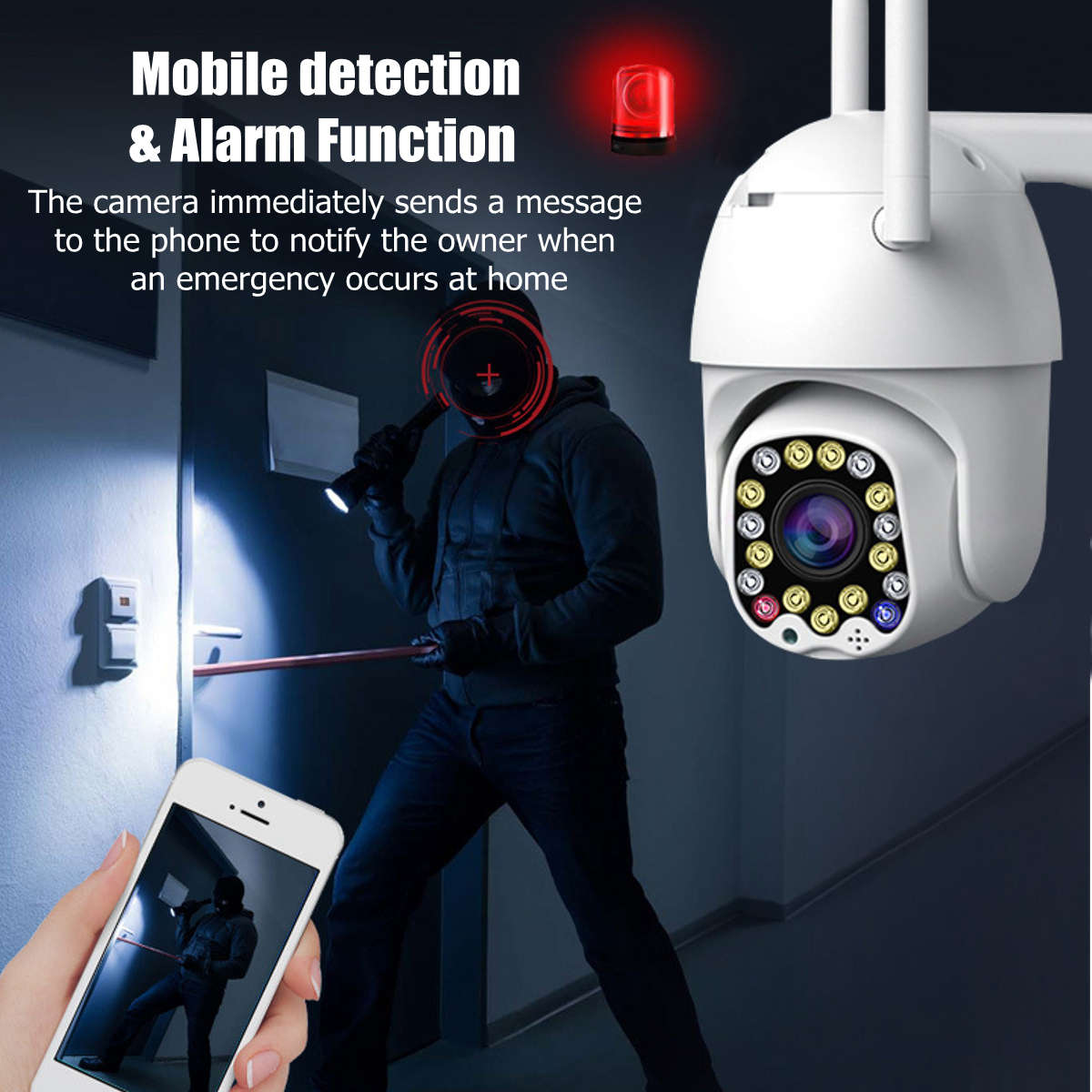 17 LED 1080P WIFI HD 5.0MP IP Surveillance Camera Wireless Outdoor CCTV HD Security Camera