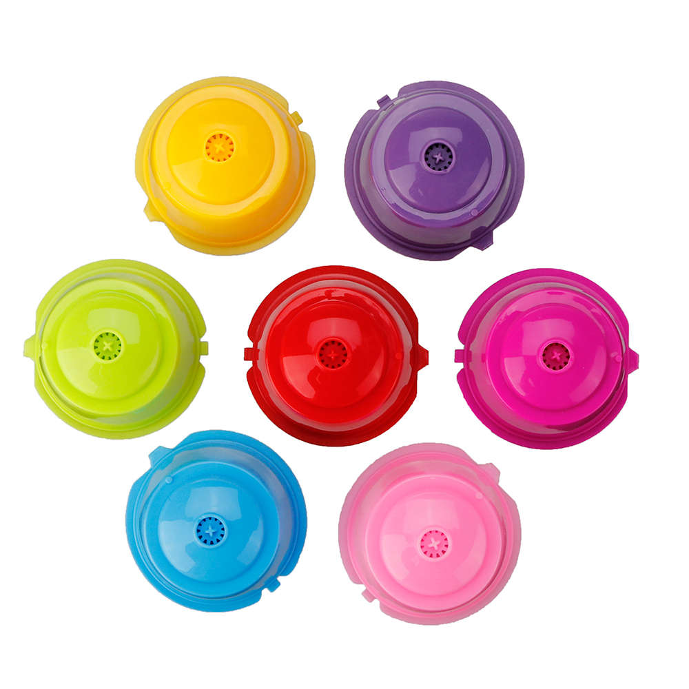 7Pcs/Set Colorful Refillable Coffee Capsule Cup Reusable Coffee Pods for Nescafe Dolce Gusto Brewer