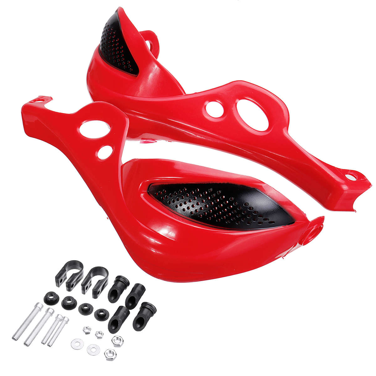 Pair Motorcycle Handlebar Handguard Hand Handle Guard