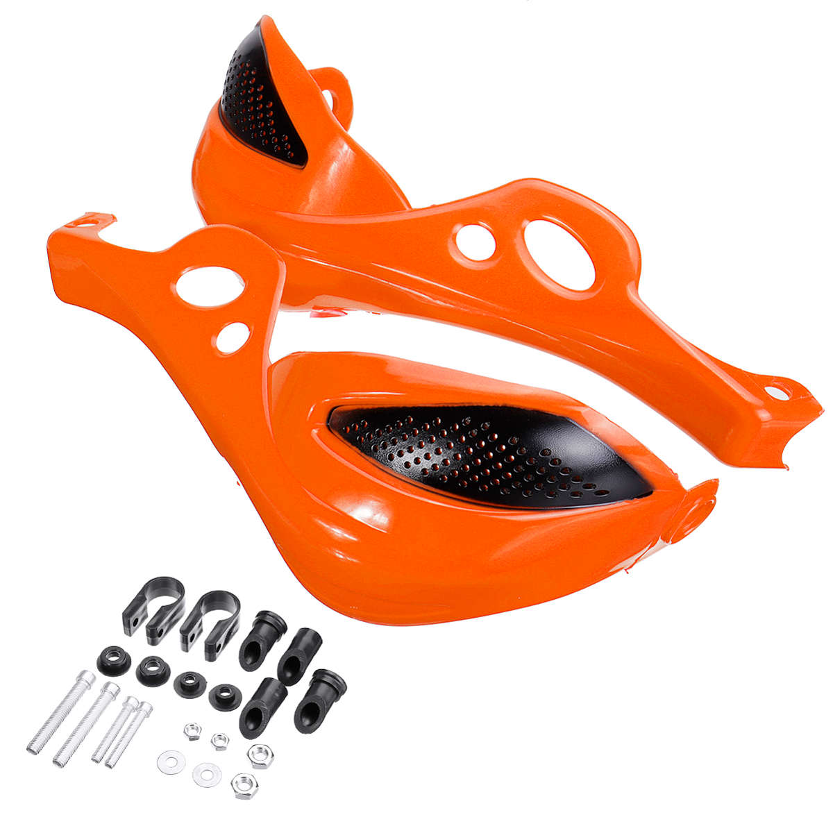 Pair Motorcycle Handlebar Handguard Hand Handle Guard