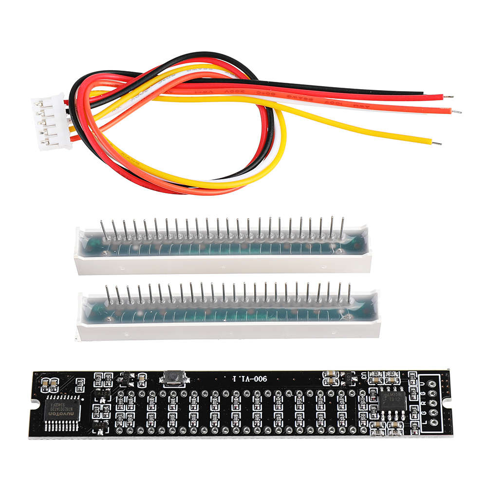 Mini Dual 12 Level Indicator VU Meter Stereo Amplifier Board Adjustable Light Speed Board With AGC M